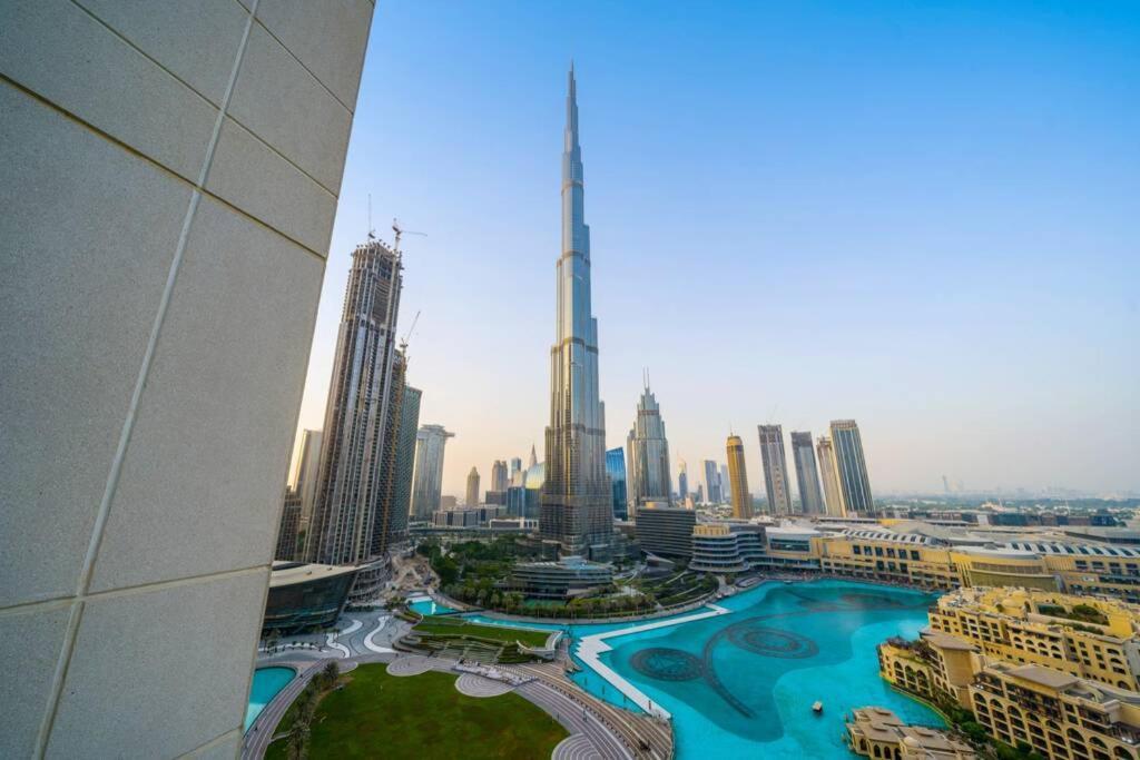 Spectacular Burj & Fountain View - Luxurious 3 Bedrooms & Maids Room - The Residences Dubai Exteriör bild