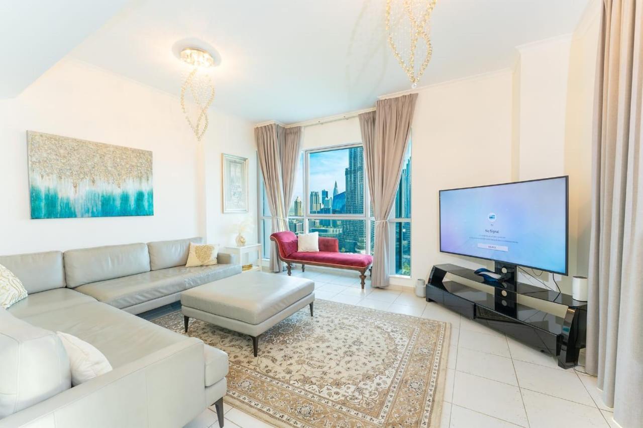 Spectacular Burj & Fountain View - Luxurious 3 Bedrooms & Maids Room - The Residences Dubai Exteriör bild