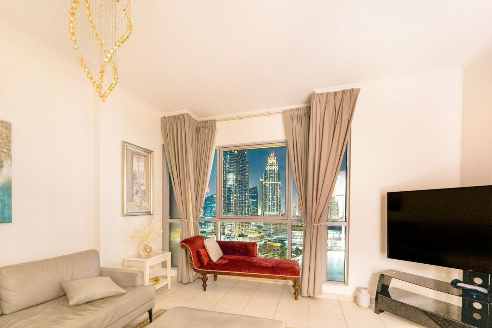 Spectacular Burj & Fountain View - Luxurious 3 Bedrooms & Maids Room - The Residences Dubai Exteriör bild
